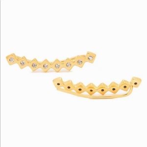 Ryder Shimmer Ear Climbers from Gorjana